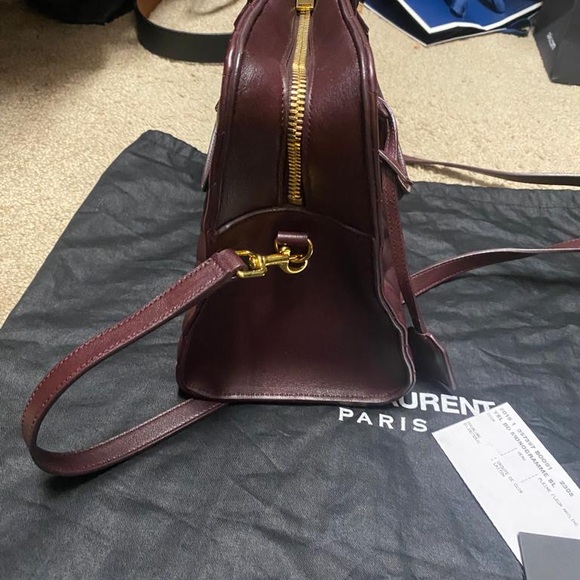 YSL wine/purple colored handbag🔥🔥🔥🔥 - Picture 3 of 8